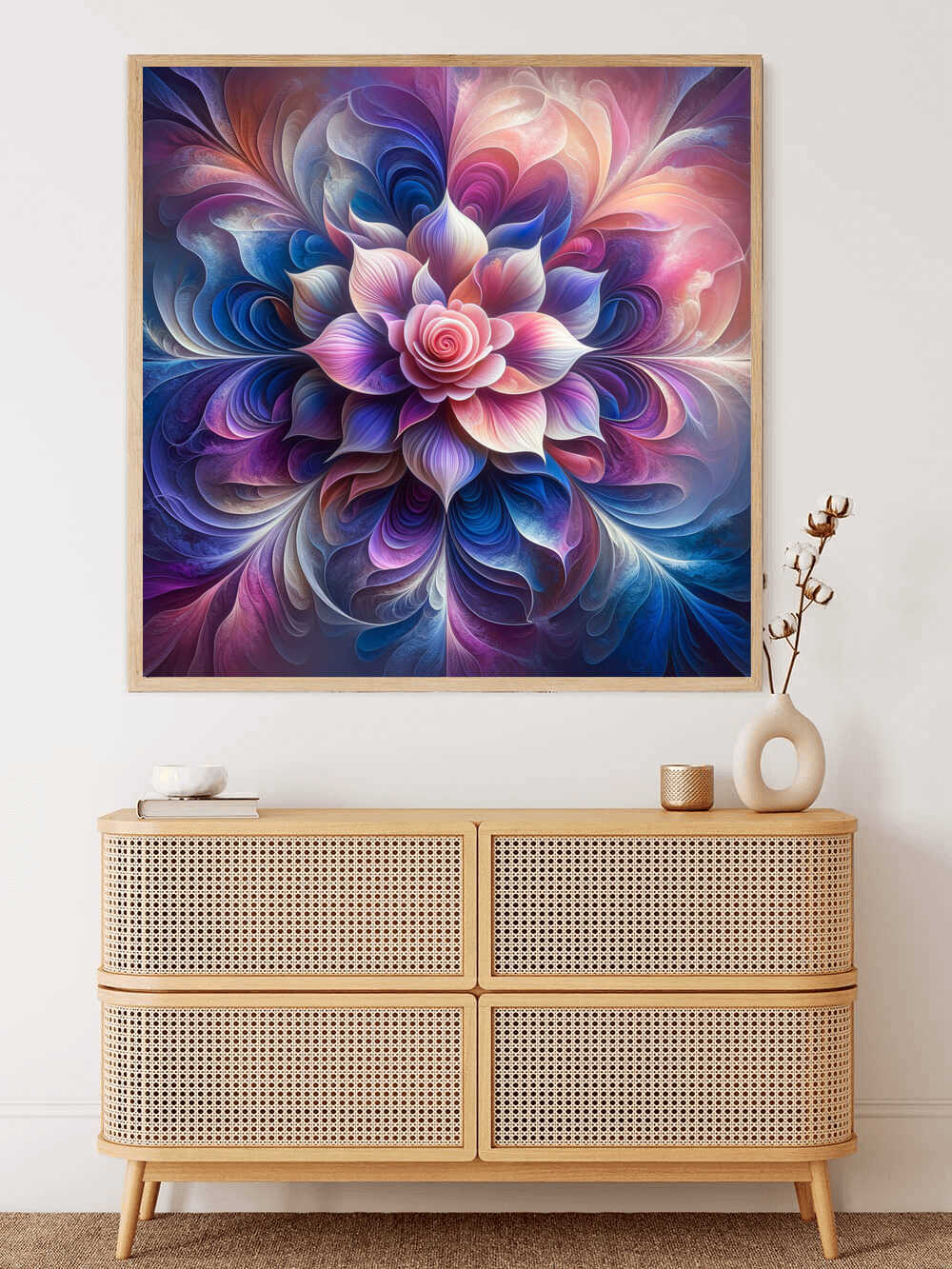 Diamond Painting - Blumenmandala