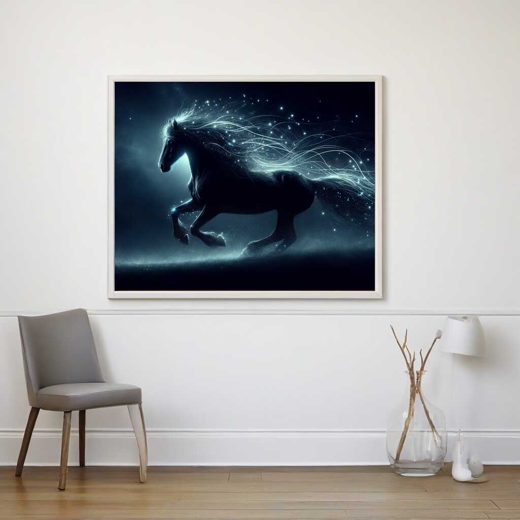 Diamond Painting - Pferd der Nacht
