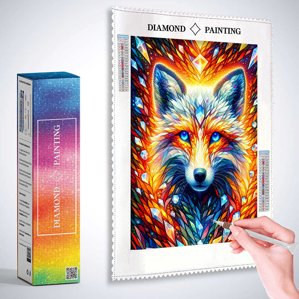 Diamond Painting - Leopard Farbe