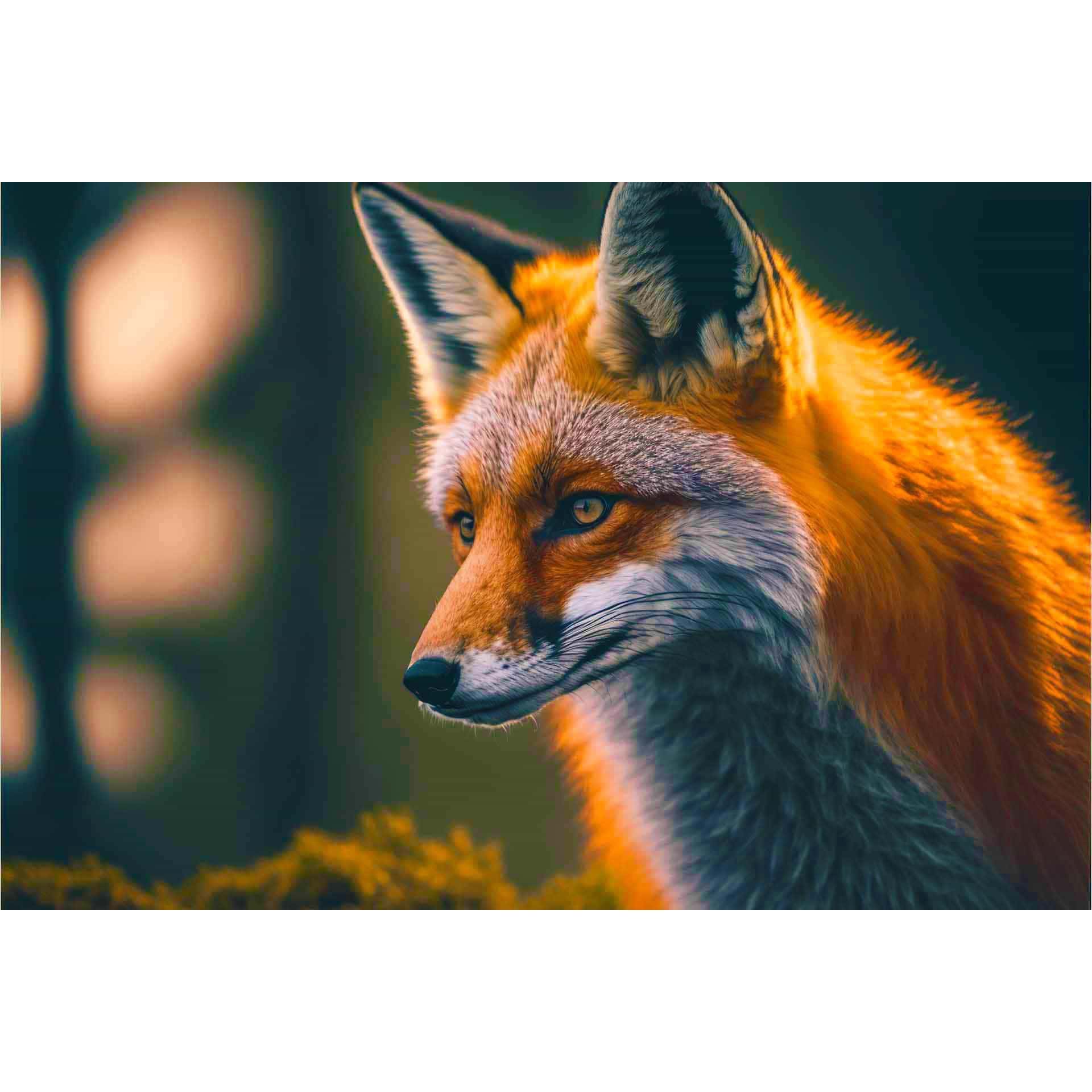 Diamond Painting - Fuchsportait - gedruckt in Ultra-HD - Fuchs, Horizontal, Tiere
